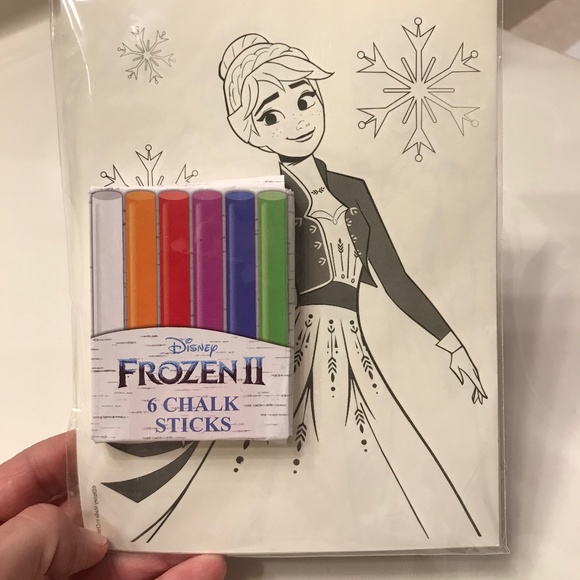 Disney Office Disneys Frozen Ii Sidewalk Decals Art Stencil Tattoo